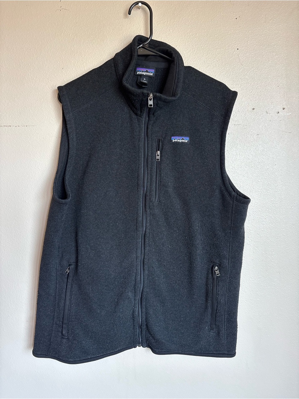 Patagonia Better Sweater Vest Black Fleece Full Zip Outdoor Mens